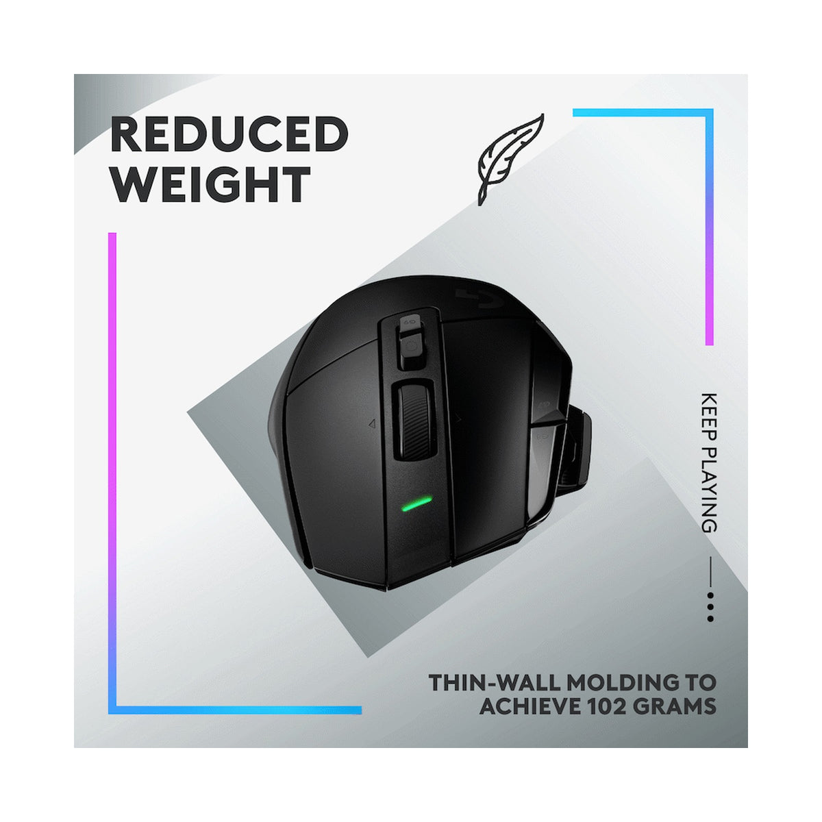 Logitech(R) G502 X Lightspeed Wireless Gaming Mouse - Black