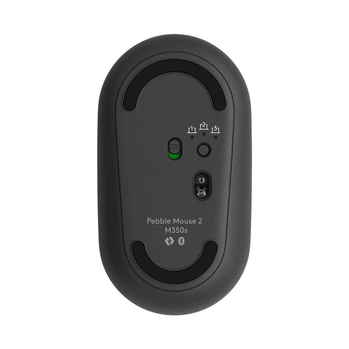 Logitech(R) Pebble Mouse 2 M350s - Tonal Graphite - BT - Dongleless
