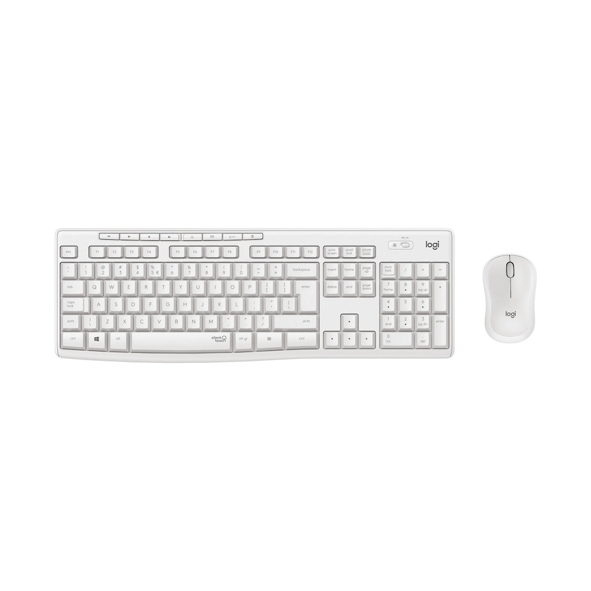 Logitech(R) MK295 Silent Wireless Combo - Off-White