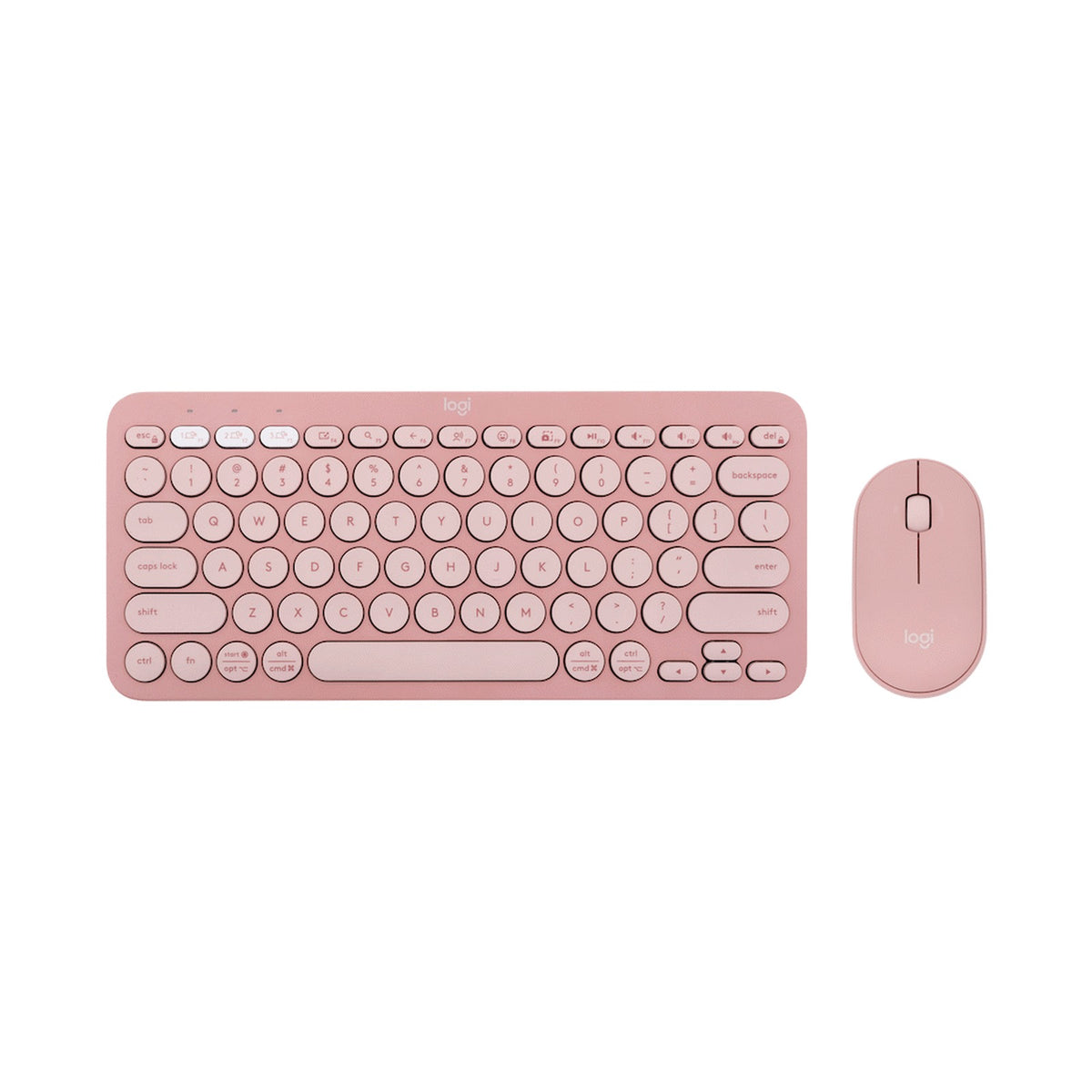 Logitech(R) Pebble 2 Combo - Tonal Rose