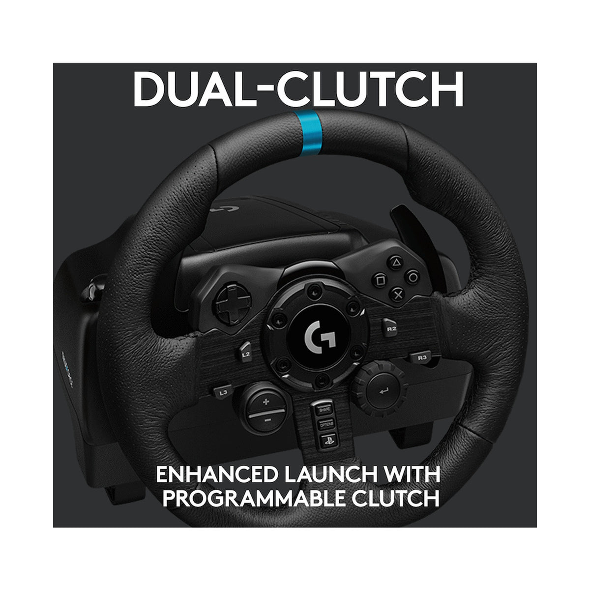 Logitech(R) G923 PS Trueforce Racing Wheel and Pedals for PS & PC