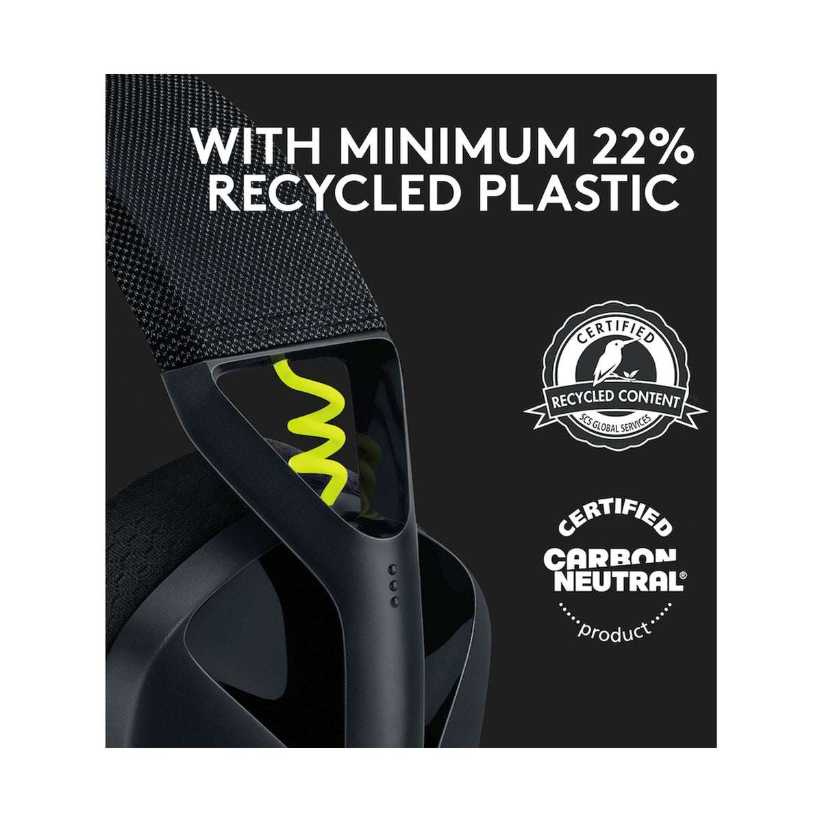 Logitech(R) G435 LIGHTSPEED Wireless Gaming Headset - Black
