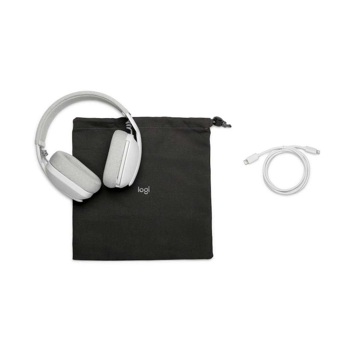 Logitech(R) Zone Vibe 100 Wireless Headphones - Off-White