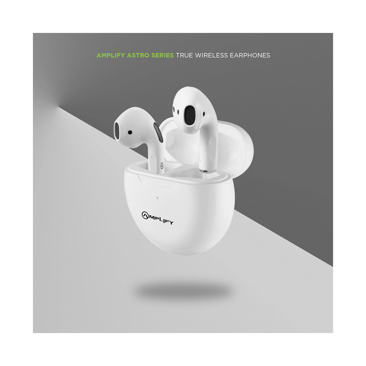 Amplify Astro Series True Wireless Earphones - White