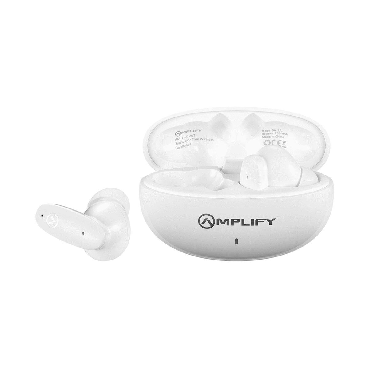 Amplify SoundSync Series True Wireless Earphones - White