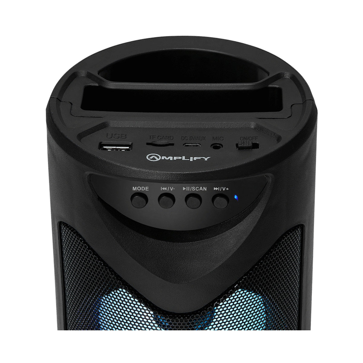 Amplify Silo Series RGB Bluetooth Speaker - Black