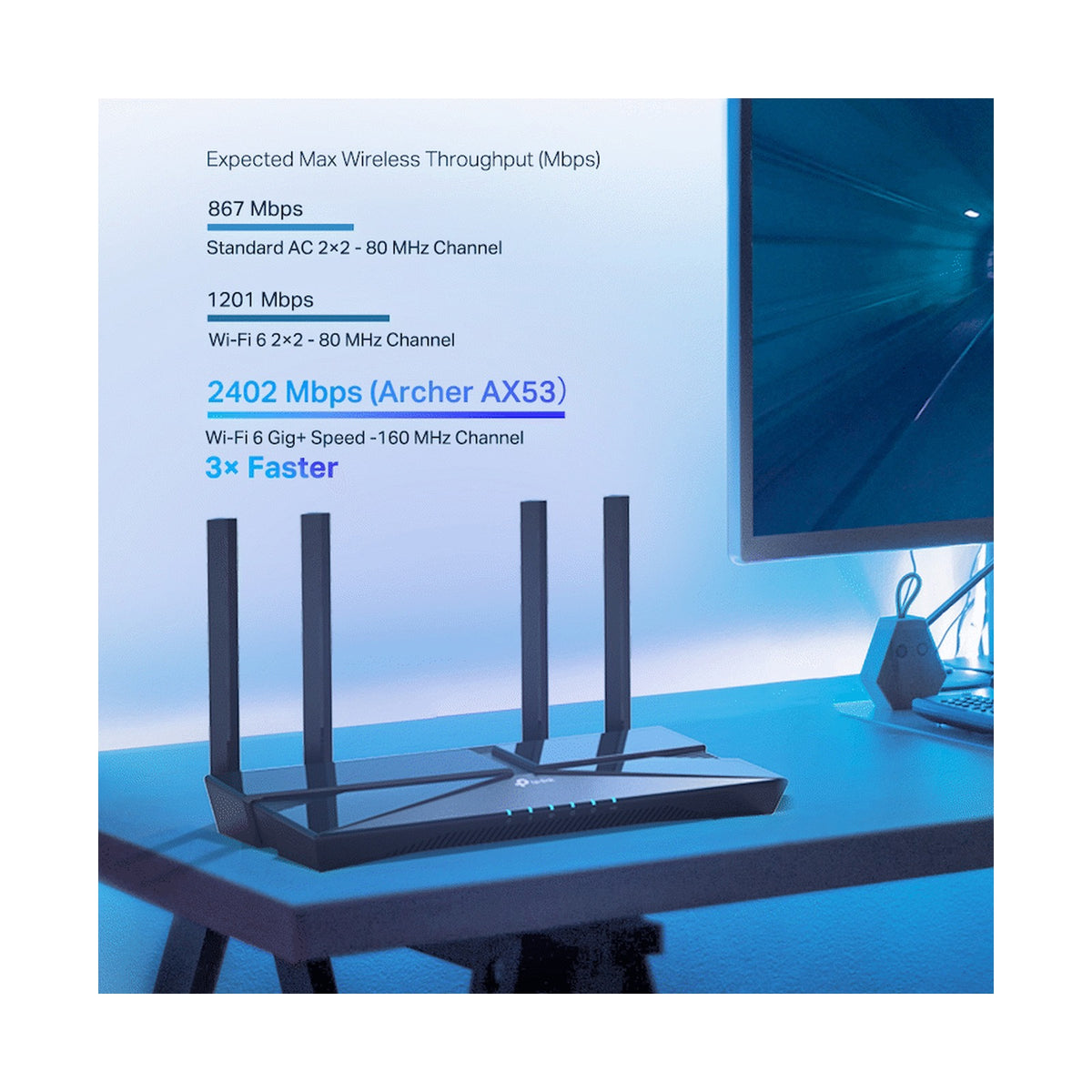 TP-Link Archer AX53 AX3000 Dual-Band Wi-Fi 6 Router