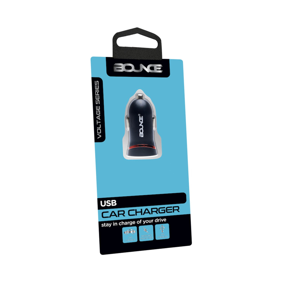 Bounce Voltage Series USB Car Charger 1a