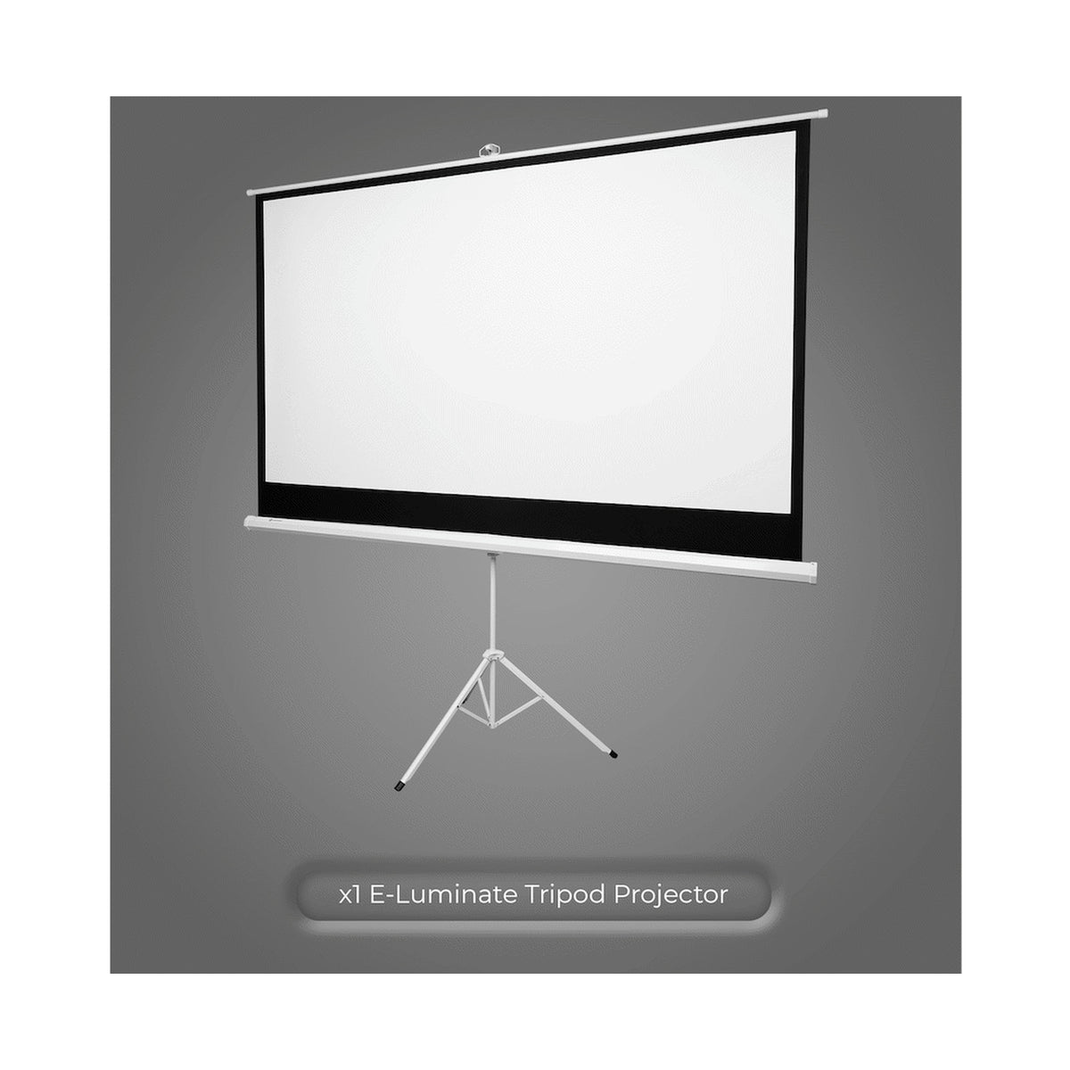 Connex E-Luminate Tripod Projector Screen 100'' - 16:9