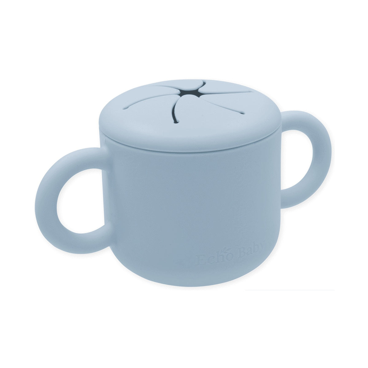 Echo Baby Silicone Snack Cup - Powder Blue