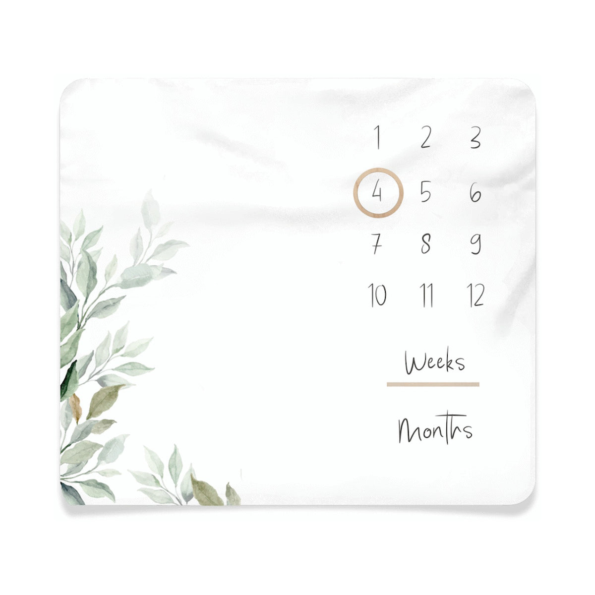 Echo Baby Milestone Blanket - Forest