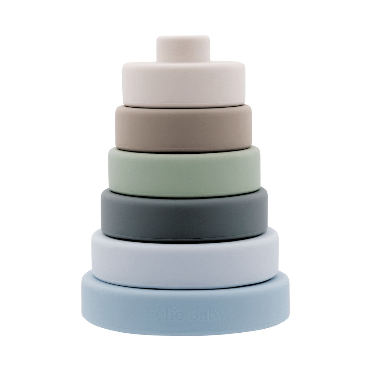 Echo Baby Silicone Stacking Rings - Ocean