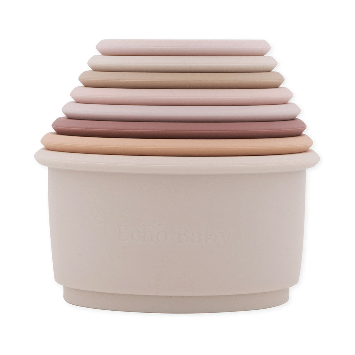 Echo Baby Silicone Stacking Cups - Sunset
