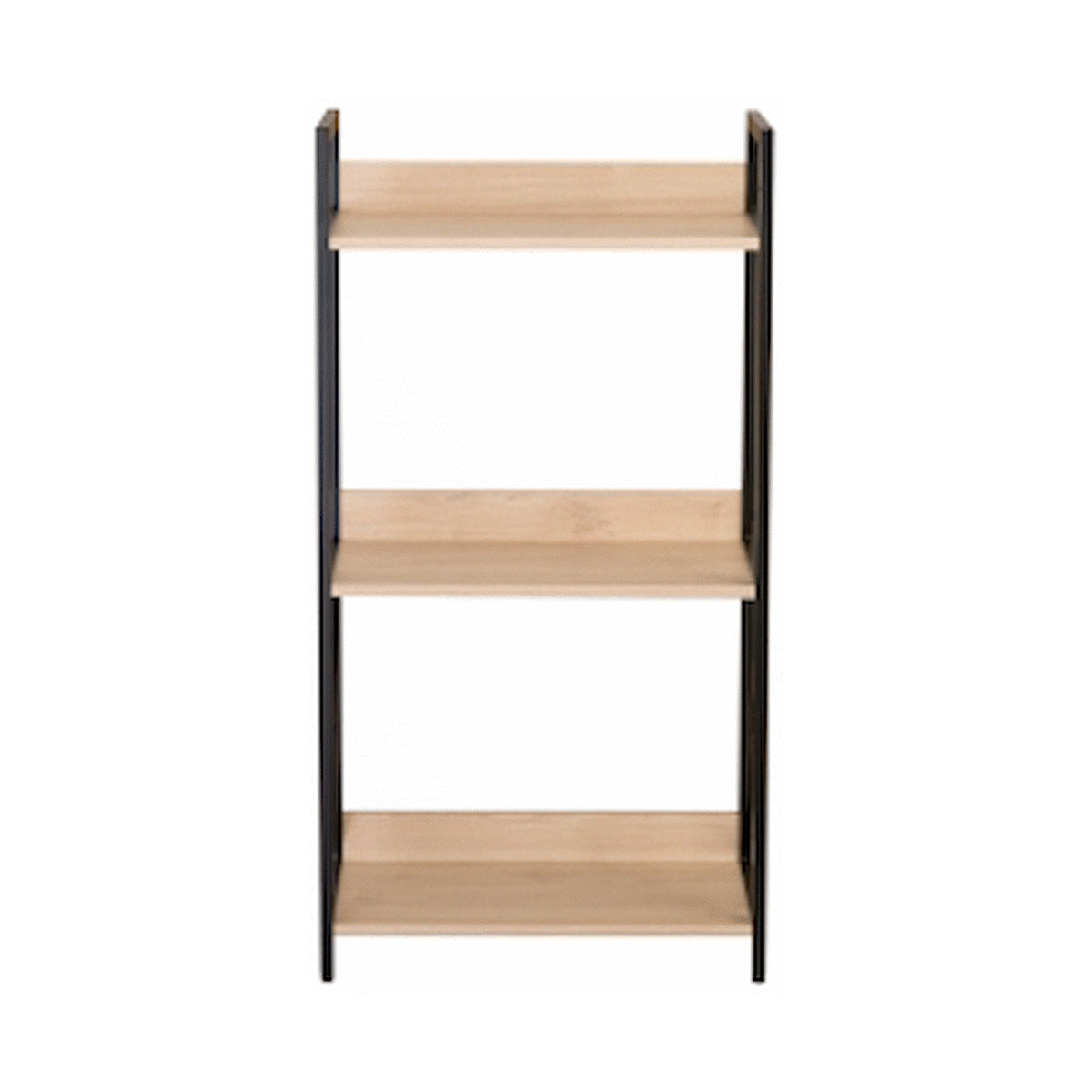 Everfurn Scandanavian Bookcase Medium with Steel Frame