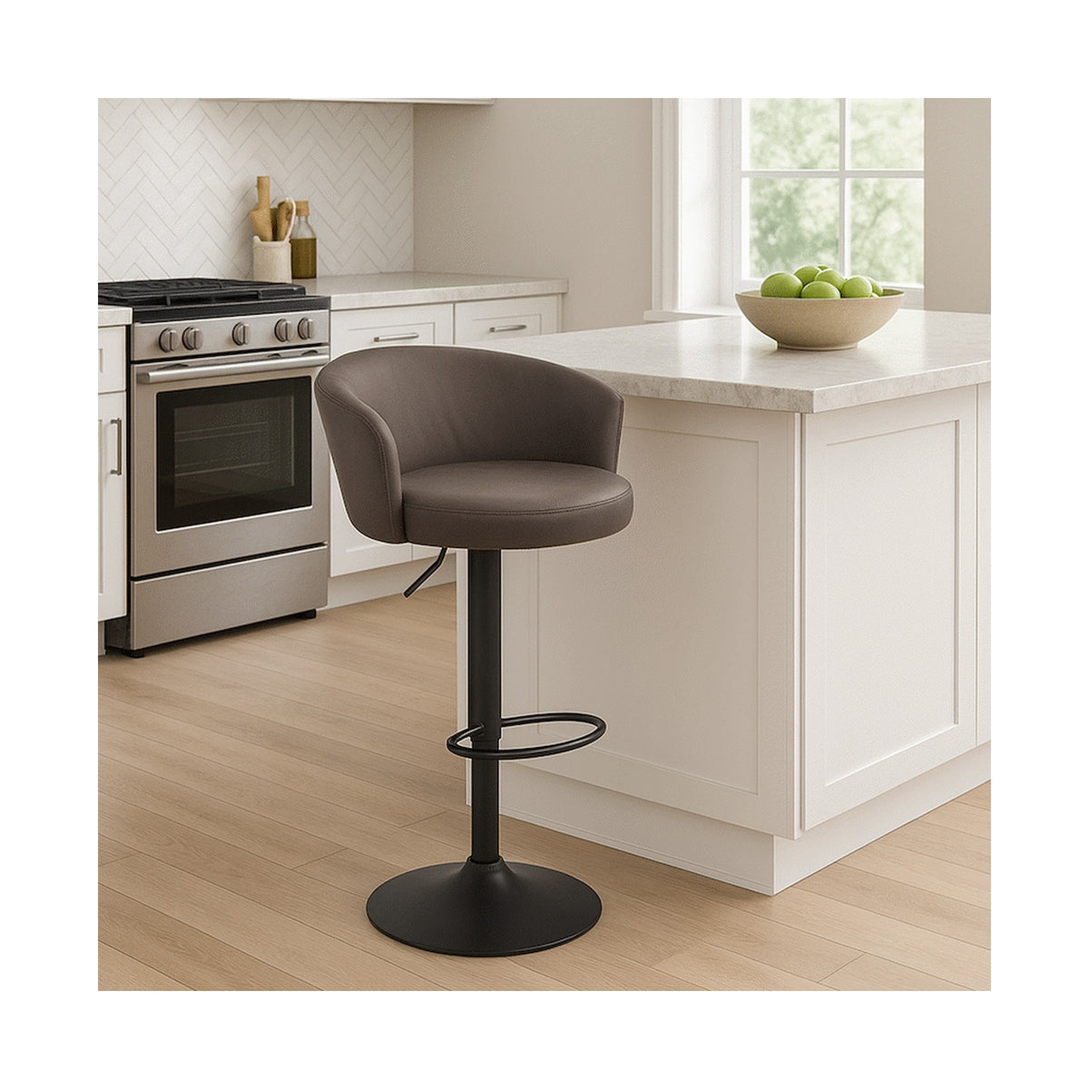 Everfurn Titan Barstool - Brown