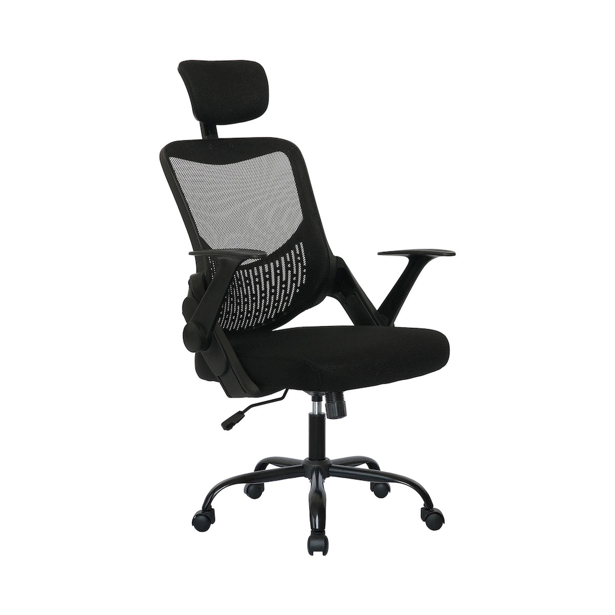 Everfurn Silicon Ergo Office Chair with Adjustable Arms