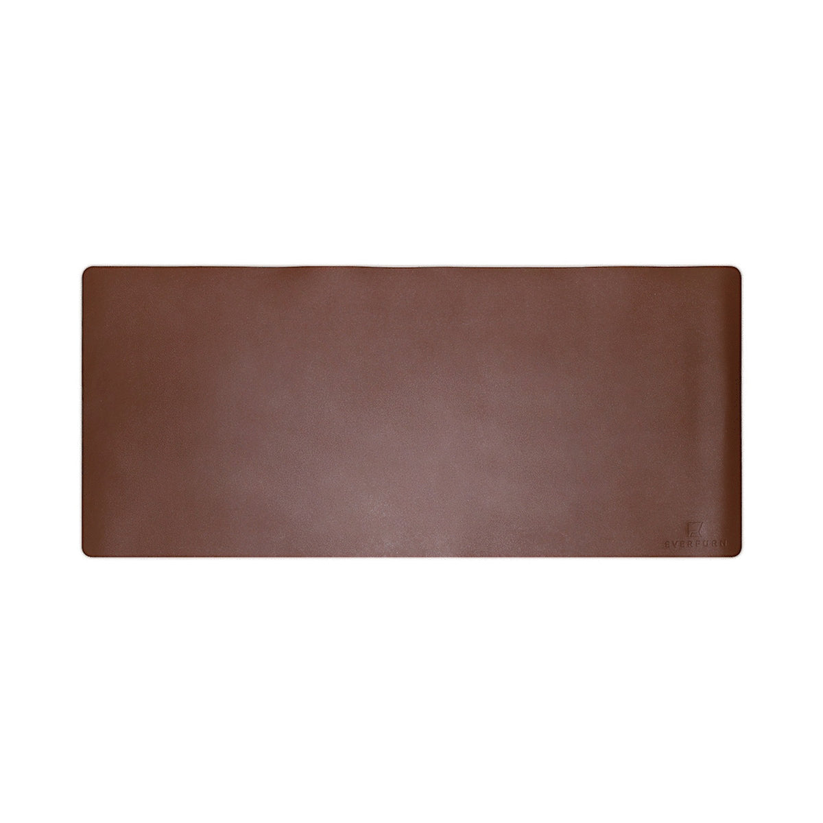 Everfurn Prime Faux Leather Desk Mat - Brown