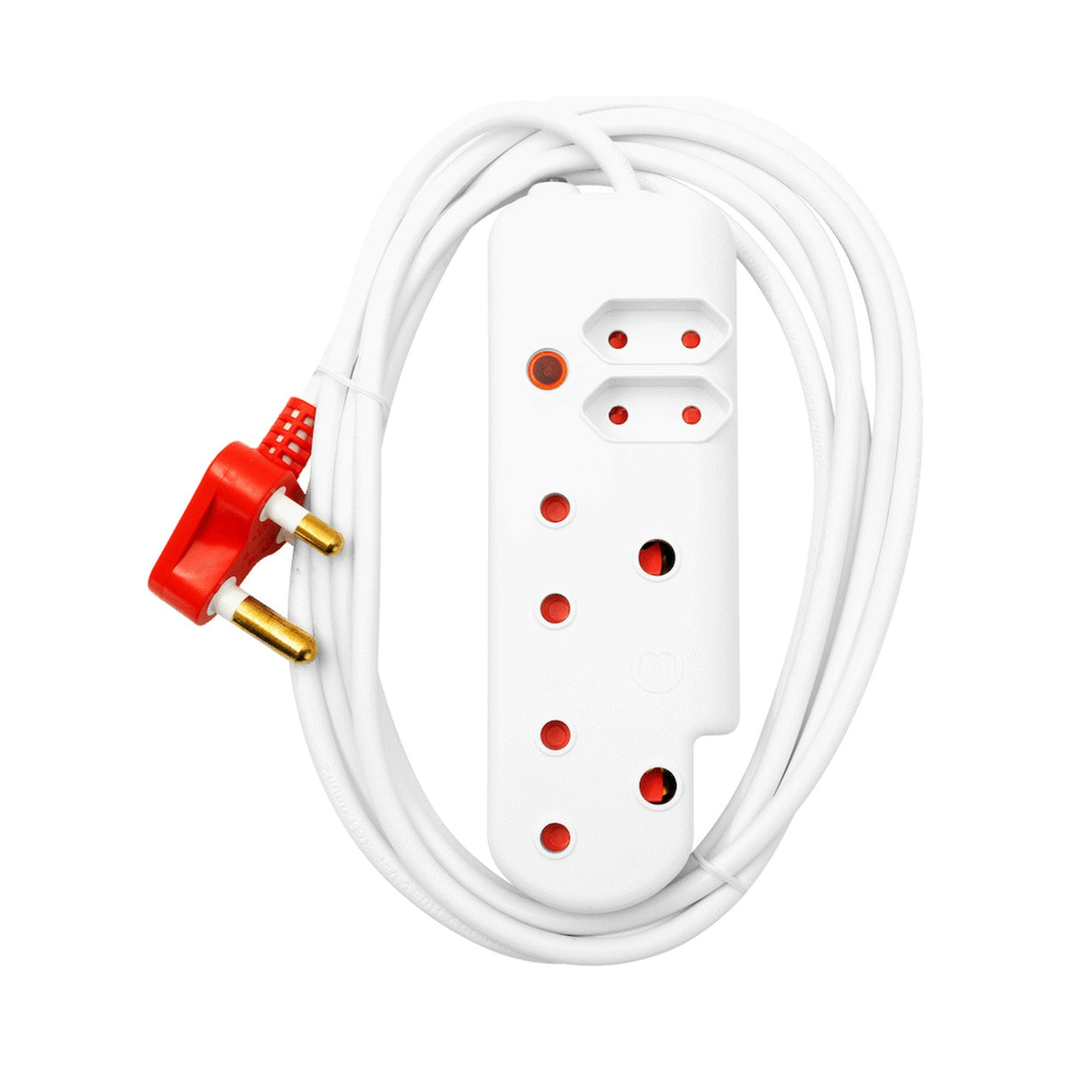 Ellies 4 Way Medium Surge Extension Lead -5M