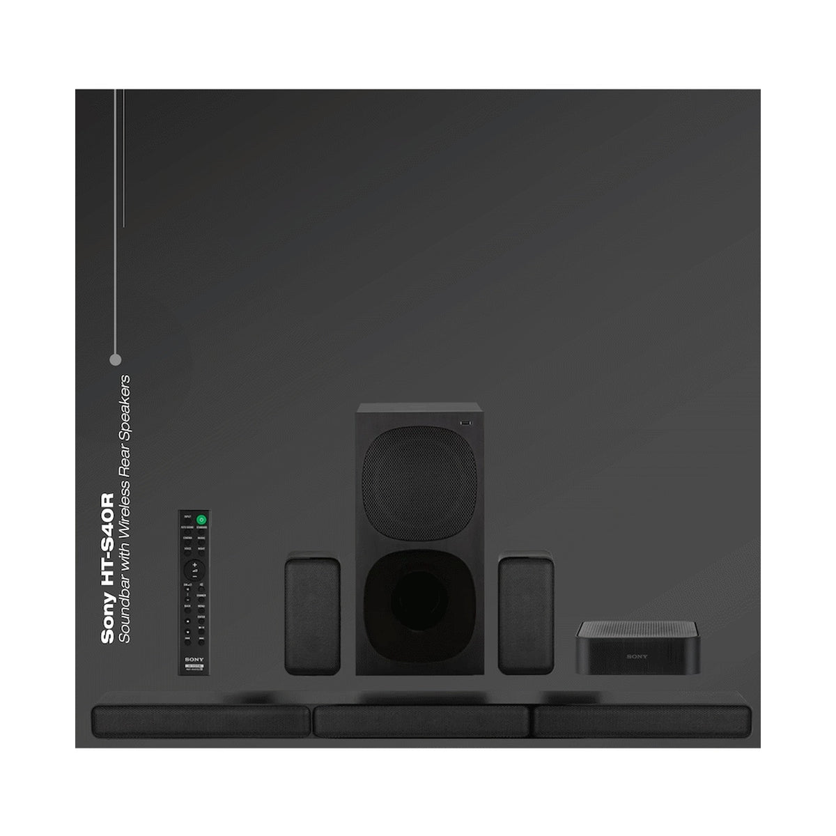 Sony HT-S40R 600w 5.1ch Soundbar with Wireless Rear Speakers