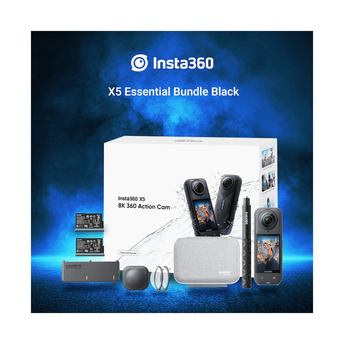 Insta360 X5 Essential Bundle Black