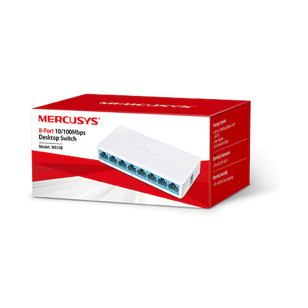 TP-Link Mercusys MS108 8-Port 10/100Mbps Desktop Switch