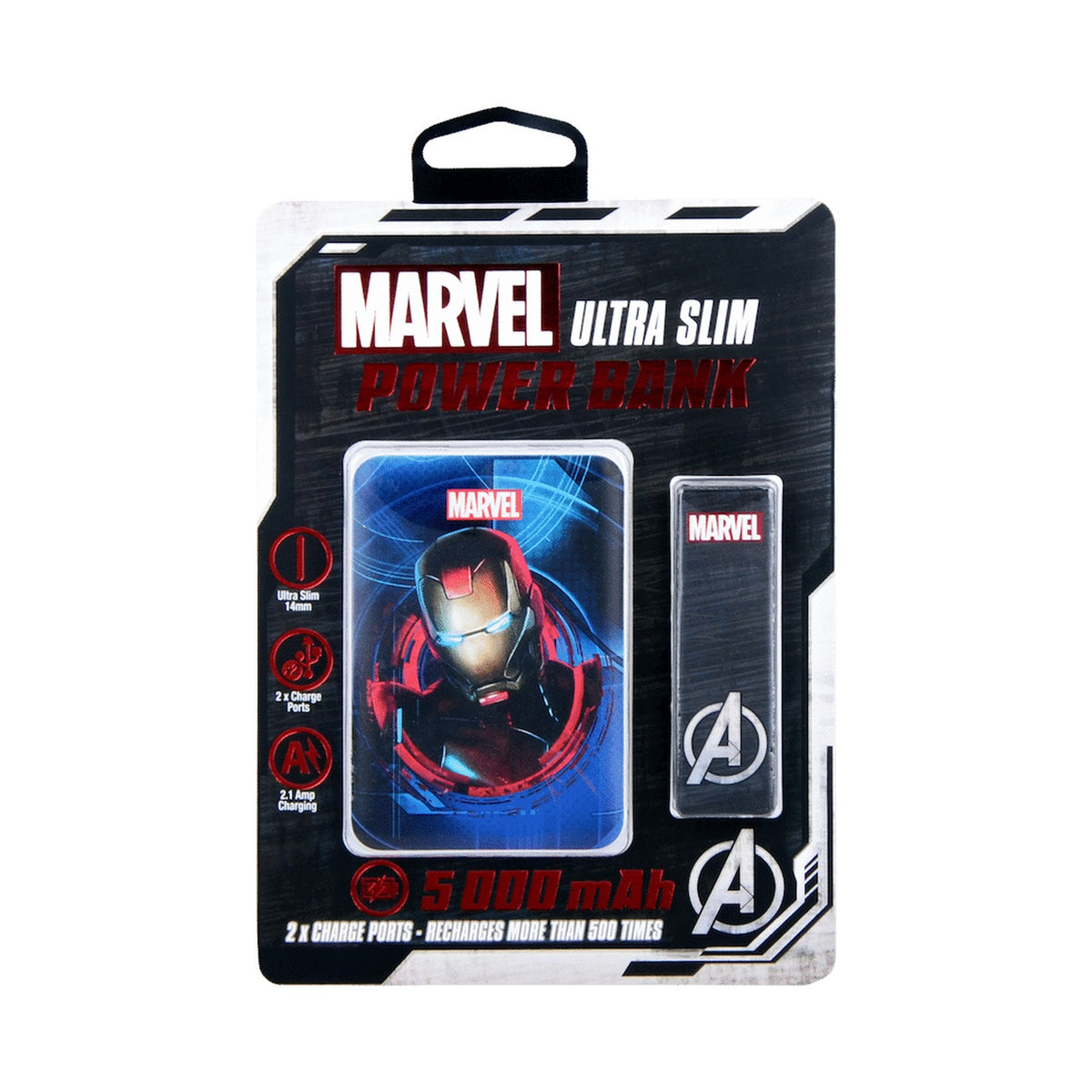 Marvel 5000mah Power Bank - Iron Man