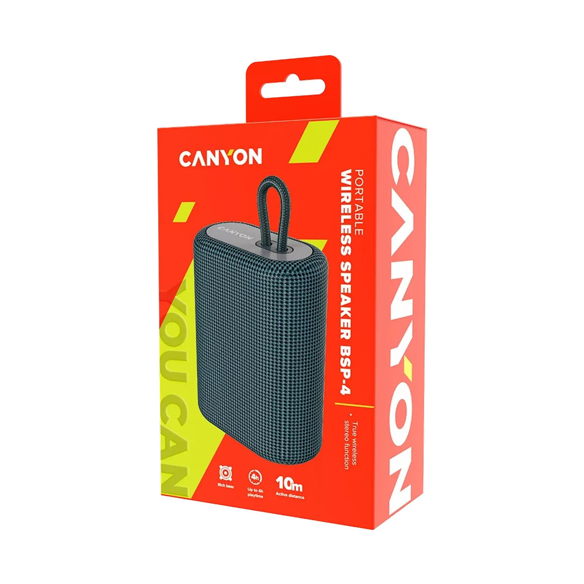 Canyon Bluetooth speaker BSP-4 5W Dark Grey CNE-CBTSP4DG