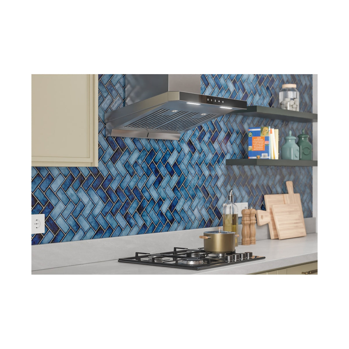 Falco 60CM Slanted T-Shape Extractor Wall Mount FAL-60-F09