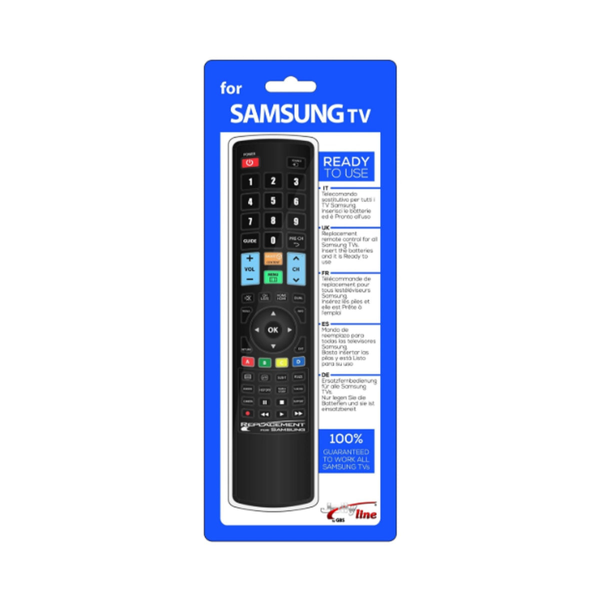 Replacement remote for Samsung TV