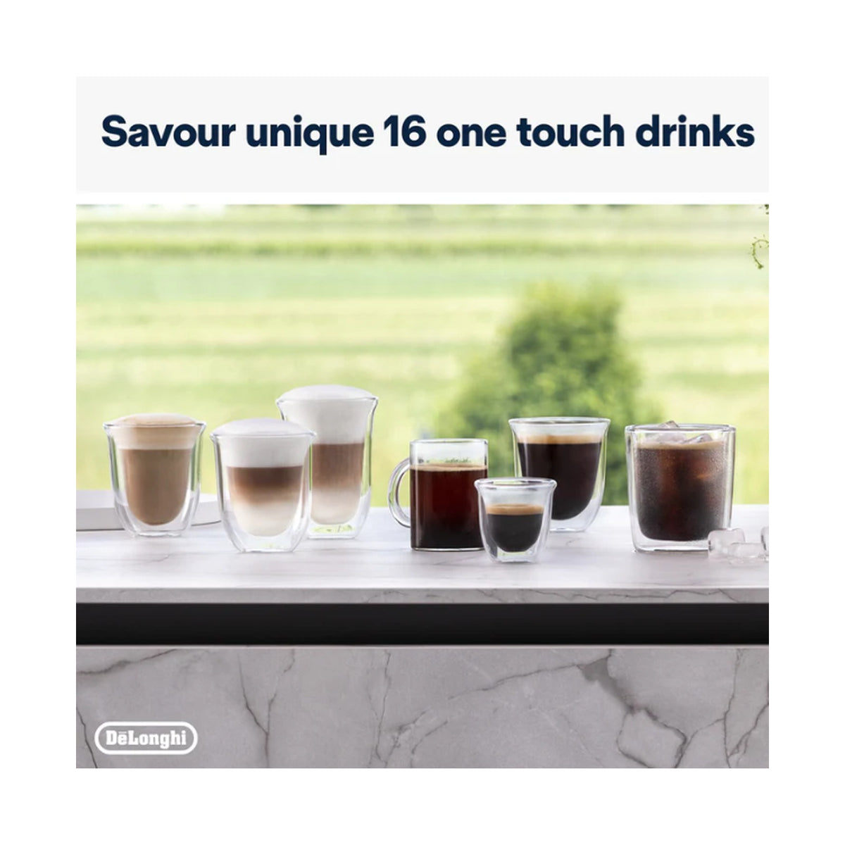 DeLonghi Rivelia Bean to Cup Coffee Machine Pebble Grey EXAM440.55.GY
