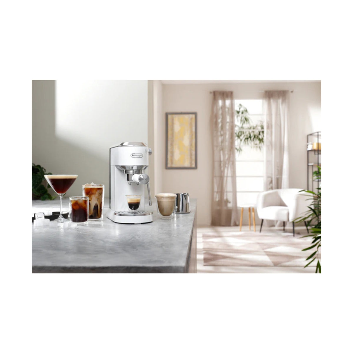 DeLonghi Dedica Duo White Harmony EC890.WI
