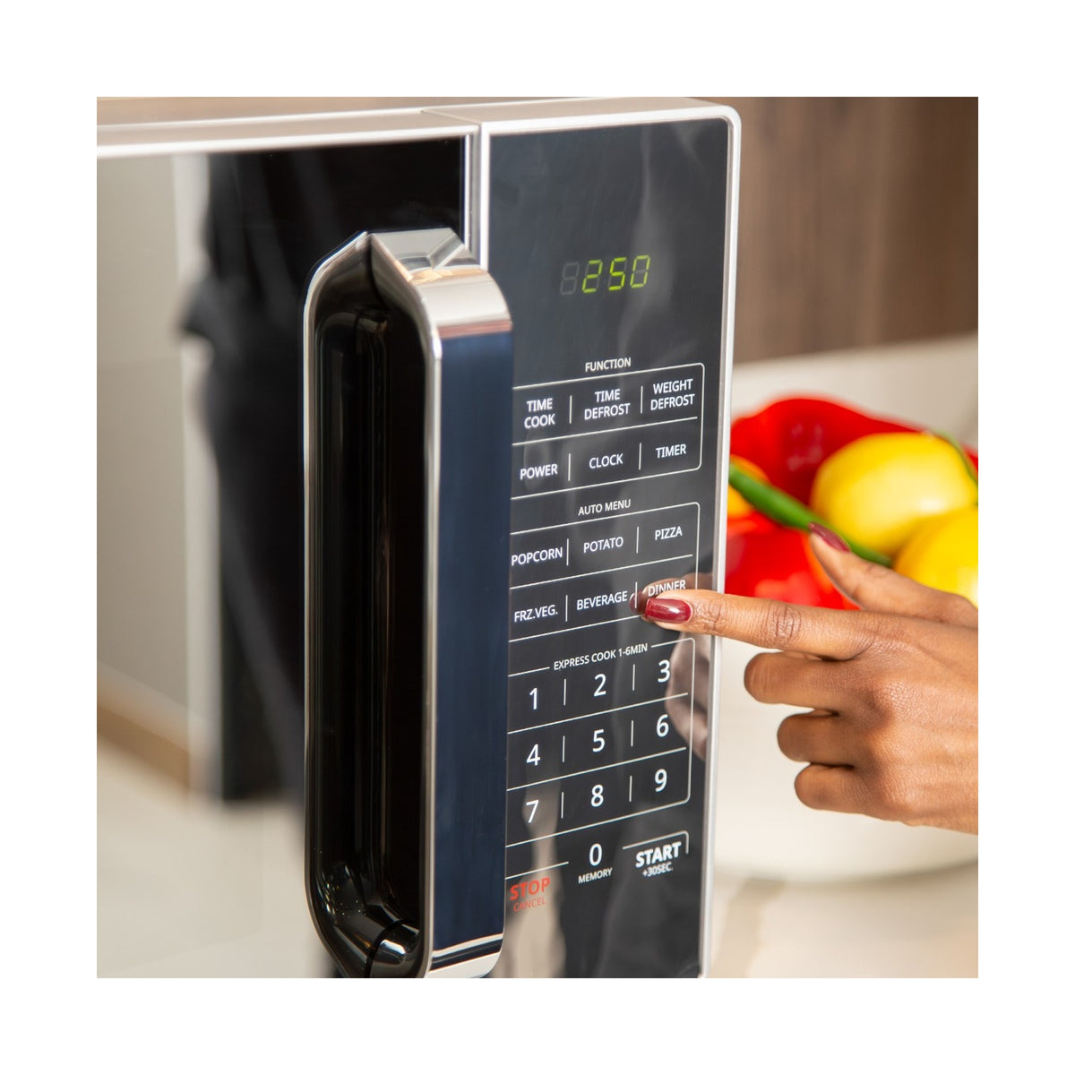 Russell Hobbs Electronic Silver 45L Microwave RHEM45L