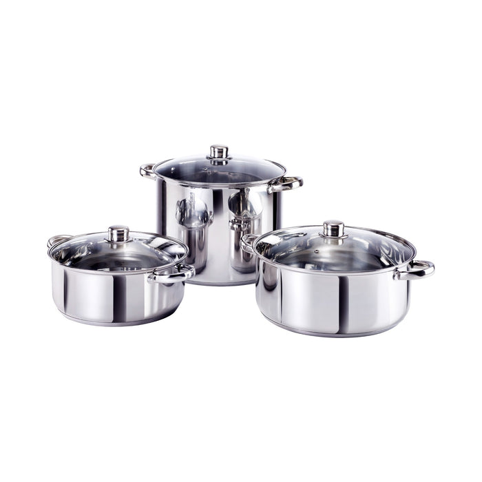 Salton Stainless Steel 6pce Cookware SSFP6