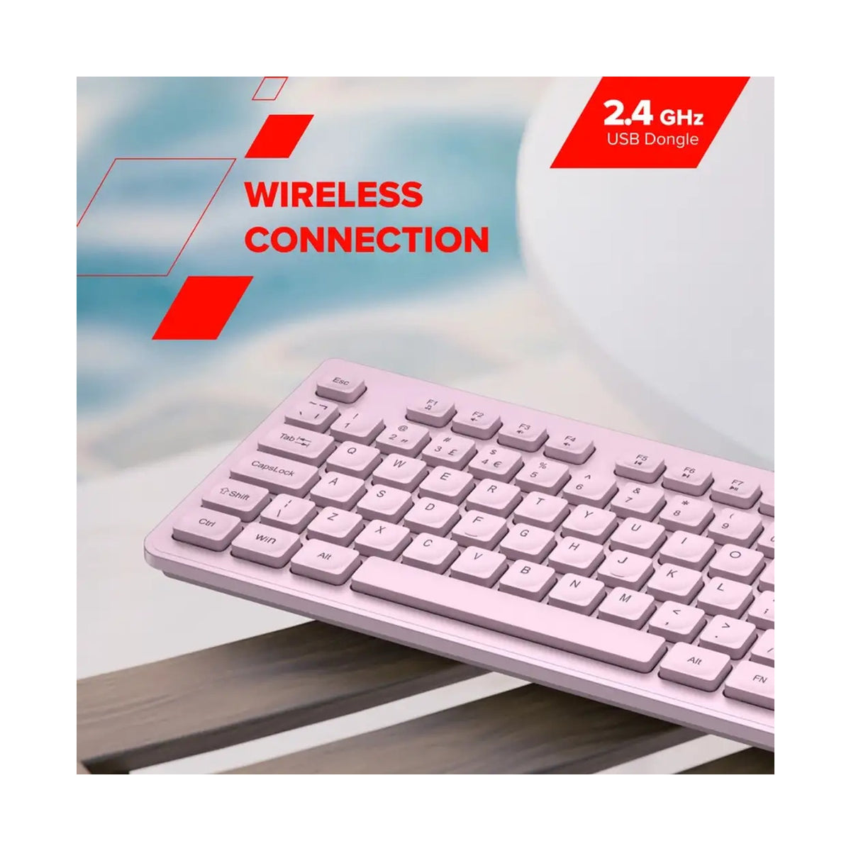 CANYON keyboard HKB-W01 UK/US AAA Wireless Blue CNS-HKBW01BL