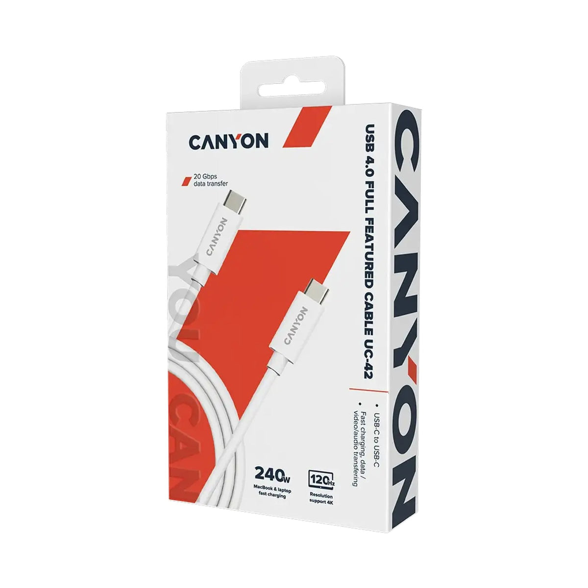 CANYON UC-42 cable U4-CC-5A2M-E USB4 TYPE-C to TYPE-C CNS-USBC42W