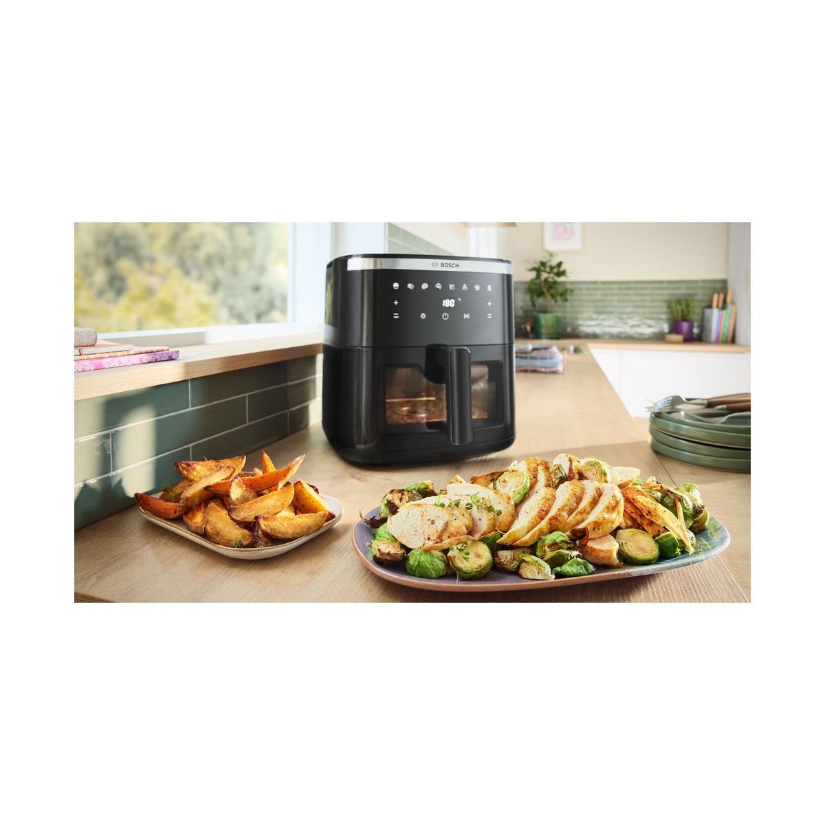 Bosch Series 6 Air Fryer Black MAF671B0