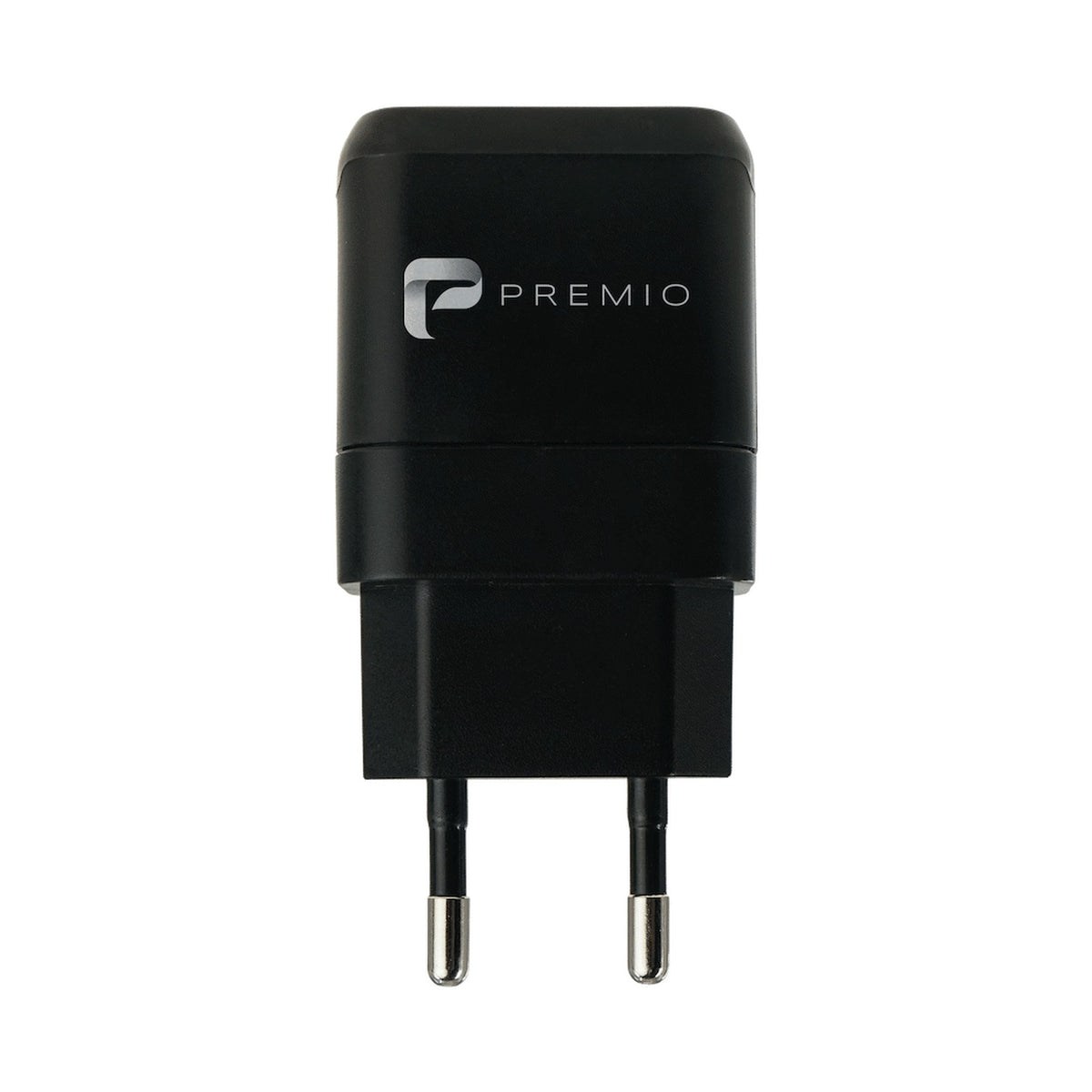 Premio 2.4a Dual Wall Charger - Black