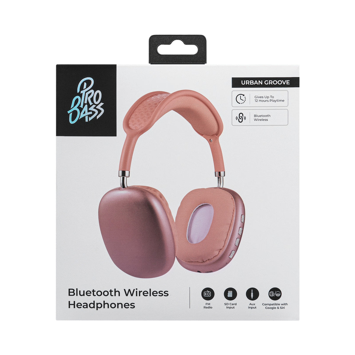 Pro Bass Urban Groove Series Bluetooth Headphones - Orange