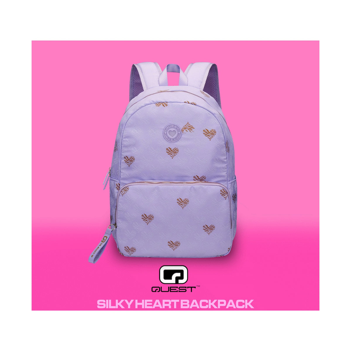 Quest Silky Heart Backpack Lilac