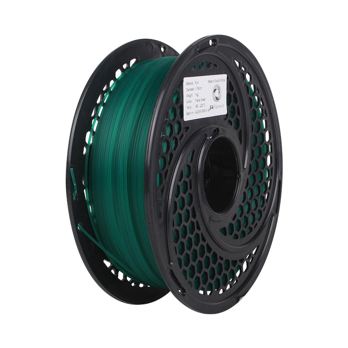 SA Filament PetG Translucent Green 1kg
