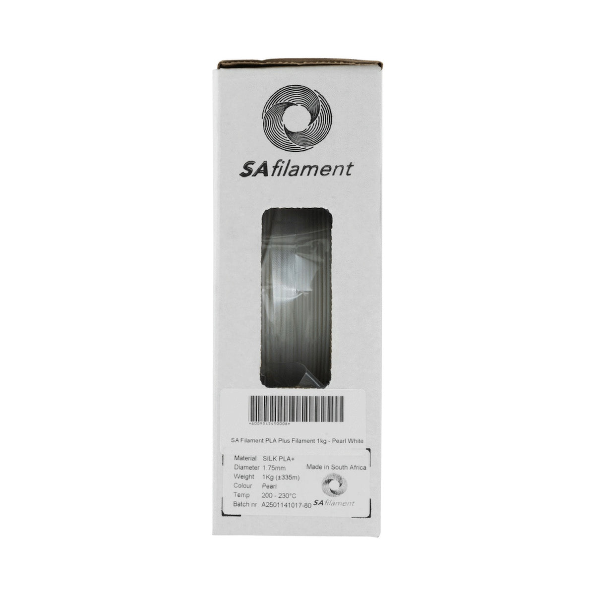 SA Filament Silk PLA Plus Filament 1kg - Pearl White
