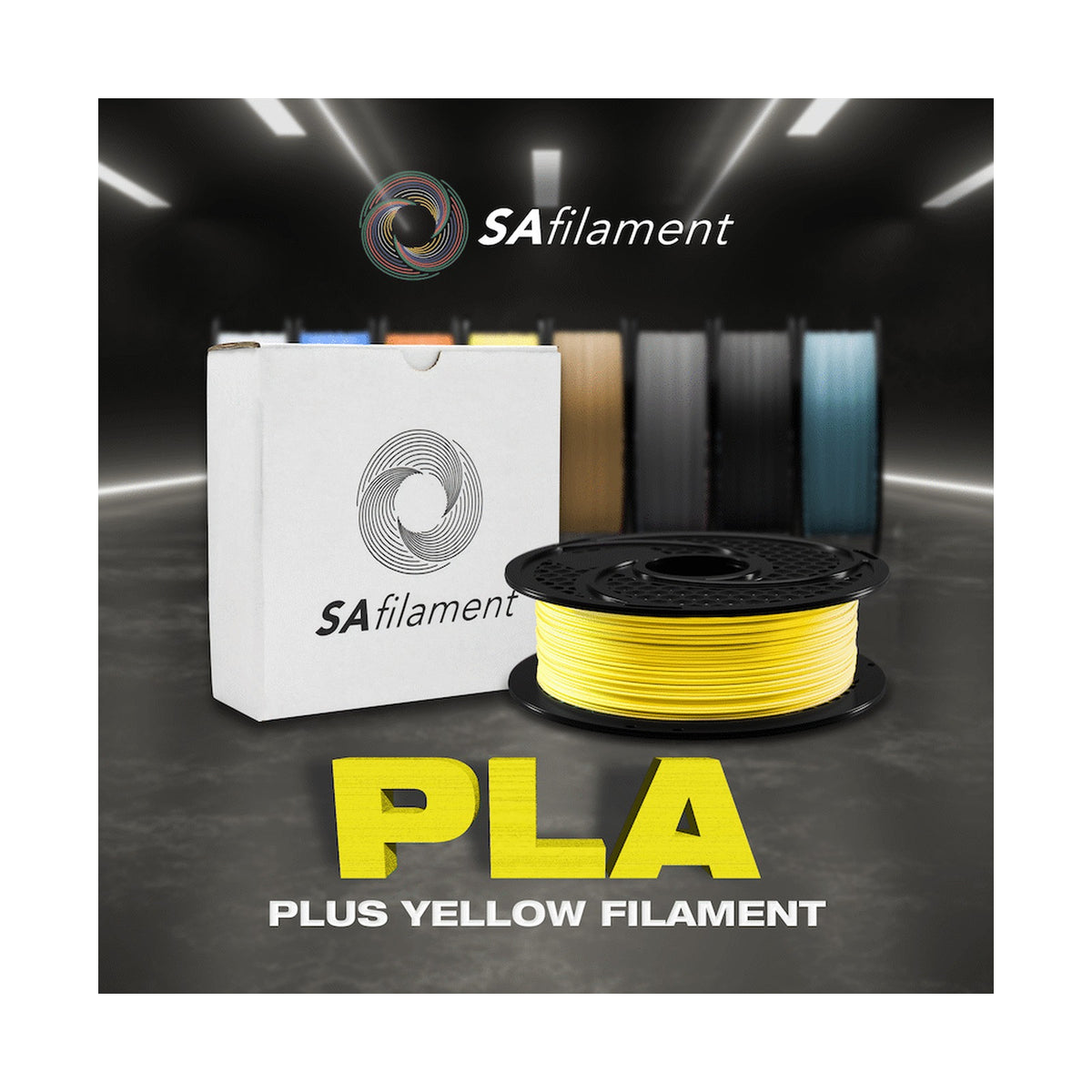 SA Filament Silk PLA Plus Filament 1kg - Yellow