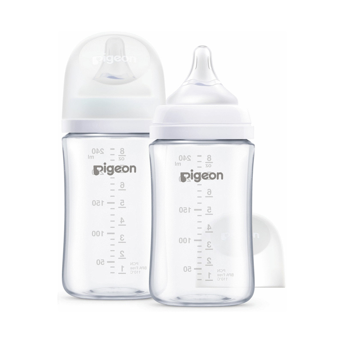 Pigeon Softouch Nursing Bottle T-Ester 240ml Logo -Twin Pack