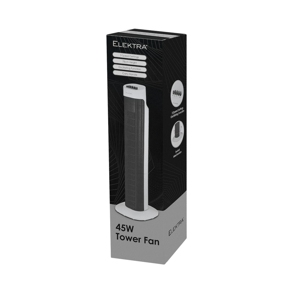 Elektra 78cm Tower Fan
