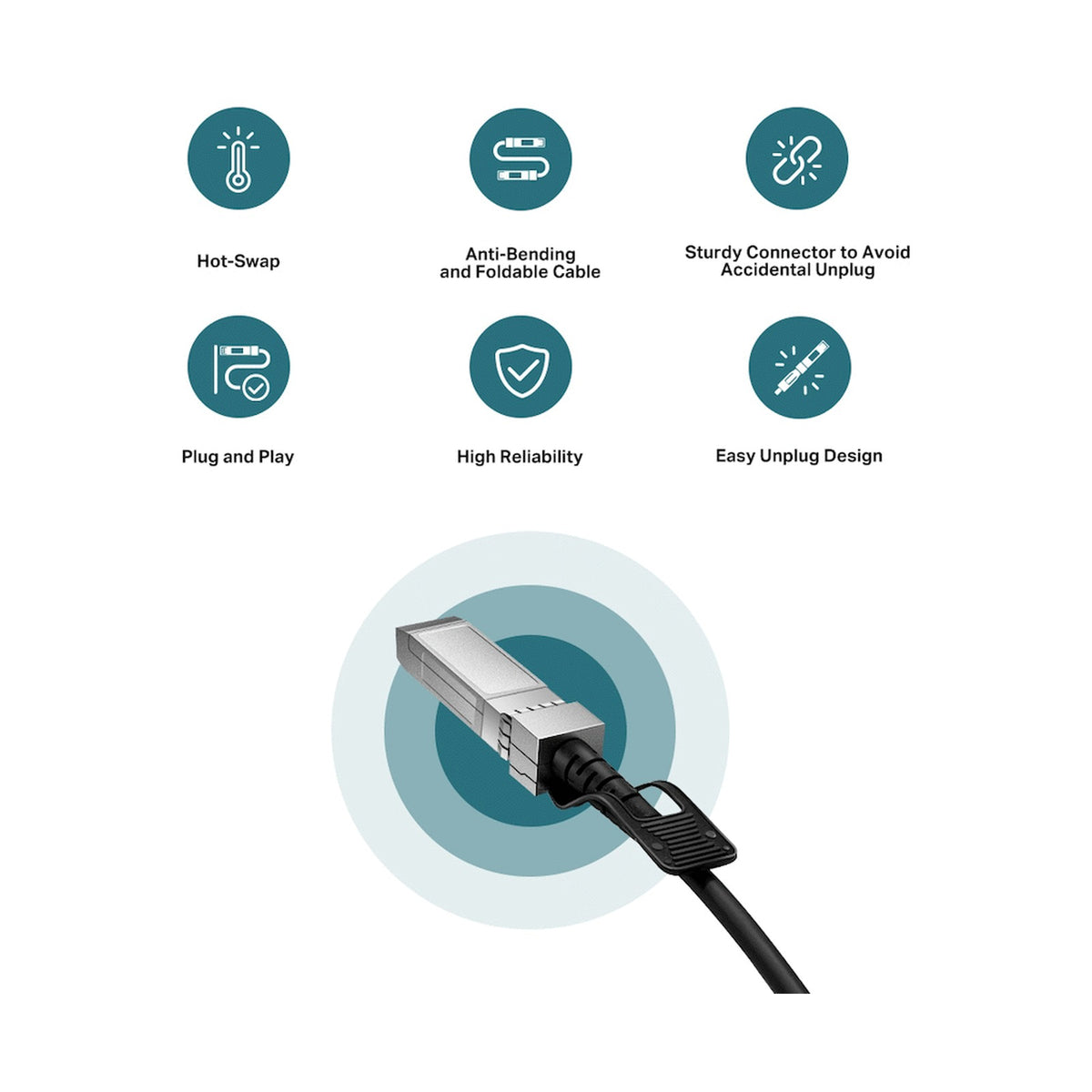 TP-Link SM5220-1M 1m 10G SFP+ Direct Attach Cable