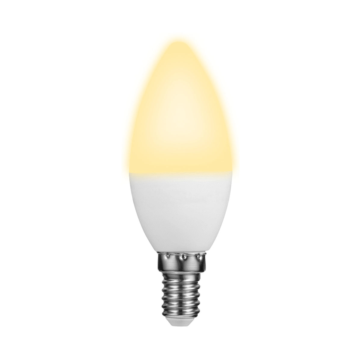 Switched 5w Candle LED Light Bulb E14 - Warm White