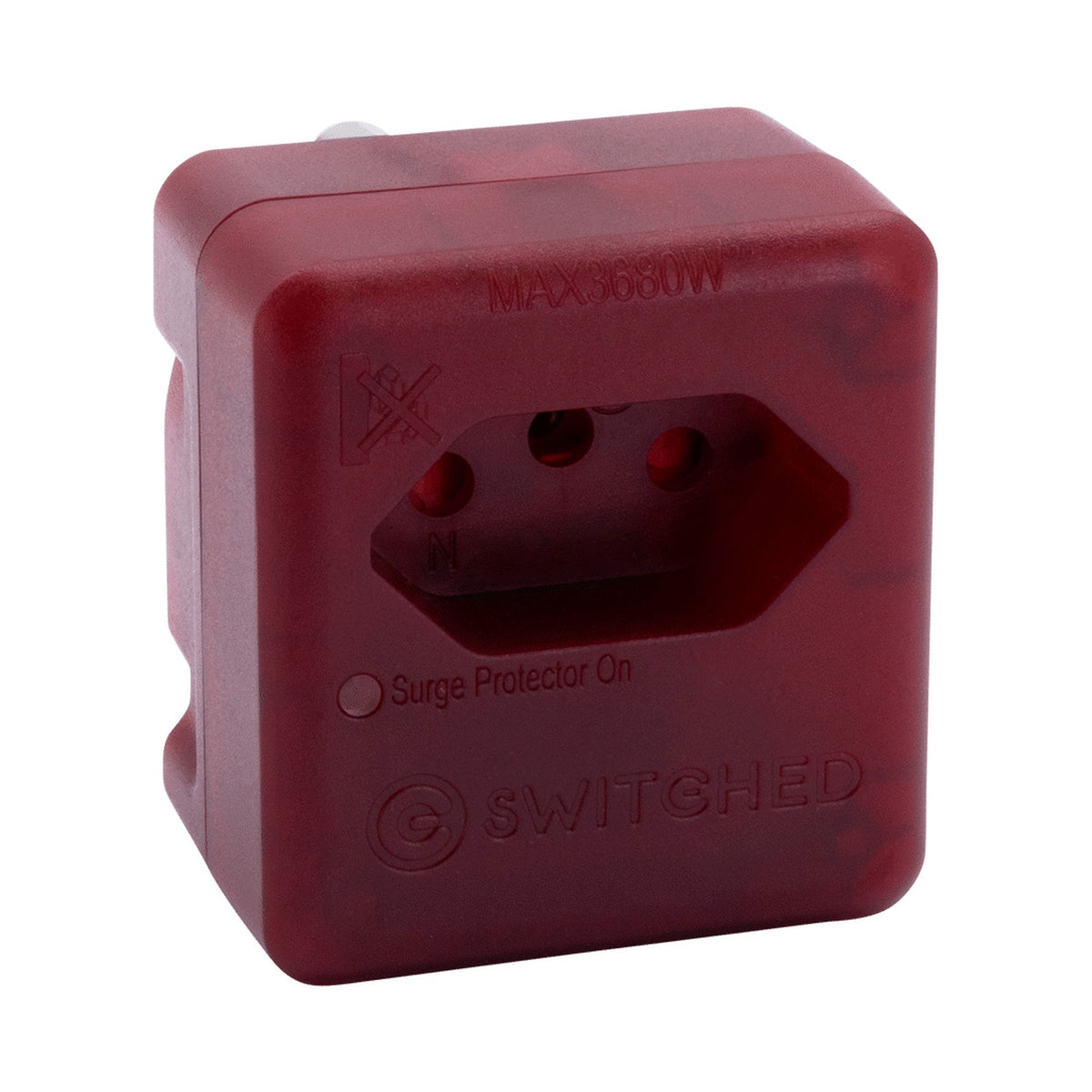 SWITCHED 1 Way High Surge Network Safe Adaptor