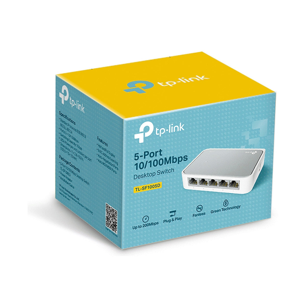 TP-Link TL-SF1005D 5-Port 10/100Mbps Desktop Switch