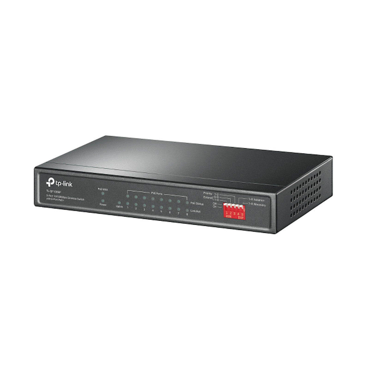 TP-Link TL-SF1009P 9-Port 10/100Mbps Desktop Switch with 8-Port PoE+