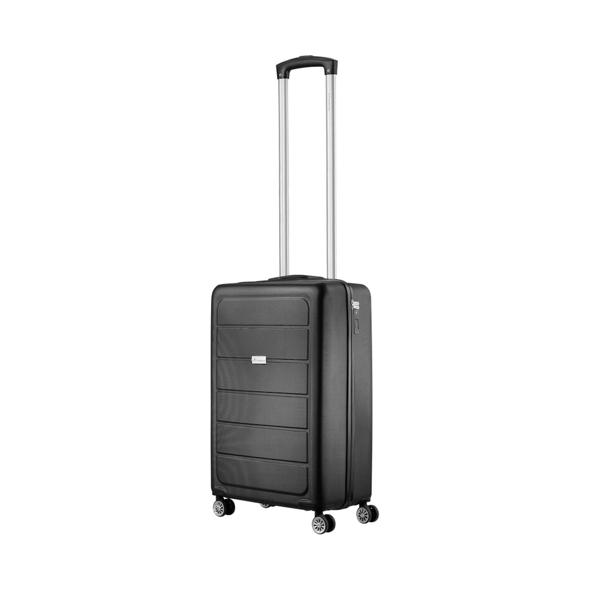 Travelwize Maple ABS 55cm 4-Wheel Spinner Luggage - Black